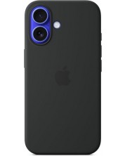 Калъф Apple - Silicone Case, iPhone 16, MagSafe, Black -1